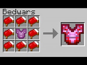 Minecraft Bedwars But I secretly added BED ARMOR..