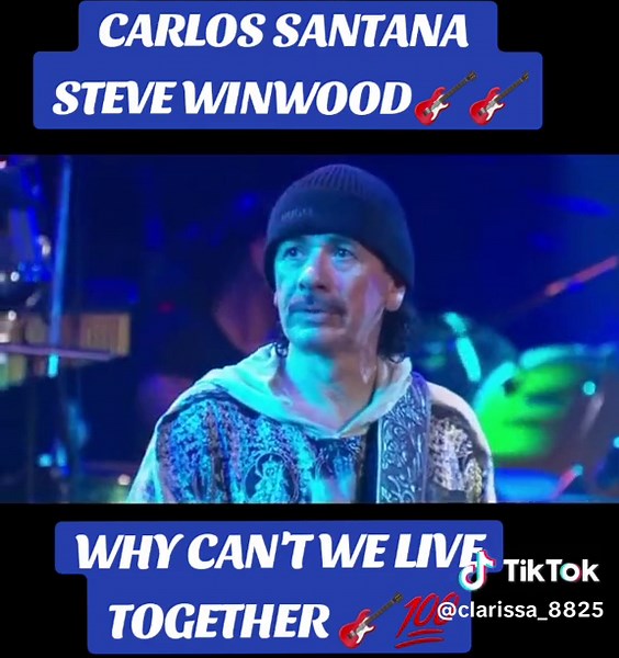 Carlos Santana and Steve Winwood Live Performance
