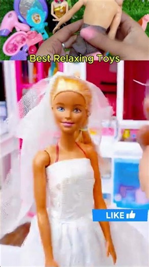 My Best Relaxing Toys Unboxing 6 Barbie Wedding Day"#barbie #unboxing #asmr