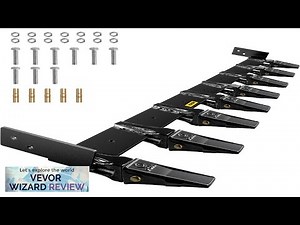 VEVOR Bucket Tooth Bar 72'' Inside Bucket Width Tractor Bucket Teeth 9.84'' Review