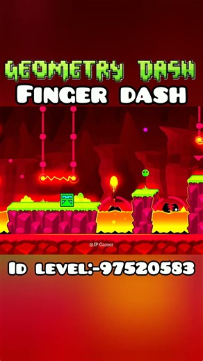 Finger Dash :- Geometry Dash #geometrydashgaming #gdchallenge