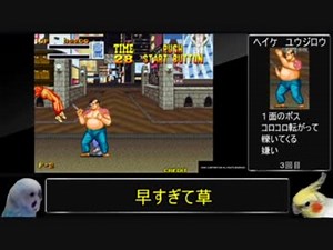 バーニングファイトをノーミスでクリアしたかった