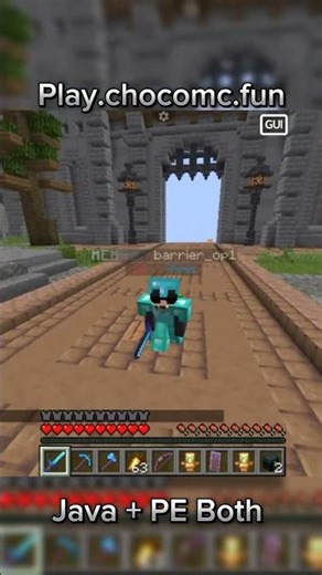 public lifesteel server Choco MC java+pe #minecraft #mincraftsmp