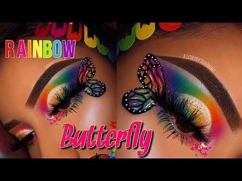 RAINBOW BUTTERFLY MAKEUP TUTORIAL