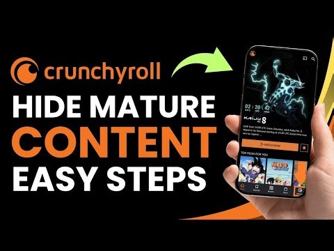 How to Hide Crunchyroll Mature Content!