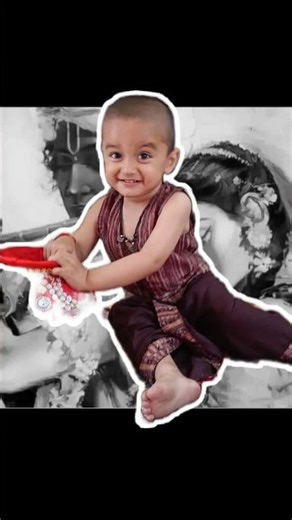 Krishna ji aaye bchaye mujhe... #cutebaby #childrenssong #viral #cute #kidsrhyme #cutenessoverloaded
