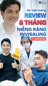 🤗 8 THÁNG NIỀNG INVISALIGN CỦA DIỄN VIÊN VIỆT HOÀNG: TỰ TIN VÀ TỰ NHIÊN! ✅ Răng di chuyển nhanh hơn dự kiến ✅ Khay trong suốt gần như vô hình, lên hình quay phim vẫn tự tin cười ✅ Ăn uống, phát âm bình thường chỉ cần tháo khay là xong! ✅ Theo dõi được rõ quá trình thay đổi, giảm số lần đến Nha khoa tái khám >>> Để lại SĐT nhận ưu đãi niềng khay trong giảm đến 30% tại Nha khoa Paris cùng diễn viên Việt Hoàng ngay! #niengrangparis #reviewniengrang #niengrang #uudainiengrang | Nha Khoa Paris
