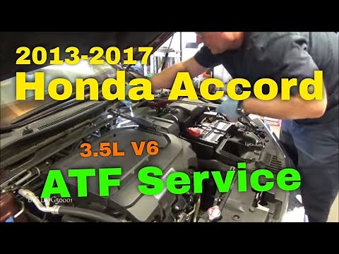 2013-2017 Honda Accord 3.5L V6 ATF Automatic Transmission Fluid Service