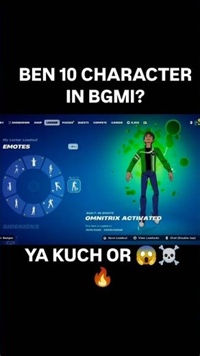 Ben 10 Prize Path is FINALLY in BGMI #ytshorts #bgmi #pubgmobile #pubg