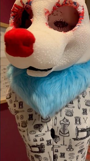 Let’s make a fursuit neck poof! #furry #furries #3dprint #fursuitwip #fursuit #cosplay #fursuitmaker