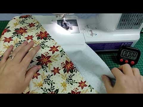 10 Minute Challenge Sew Your Own Christmas Place Mats