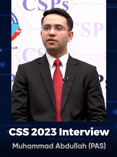 CSS 2023 Mock Interview Insights with Muhammad Abdullah