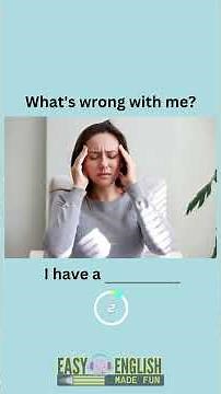 Can you name these common health problems in English?