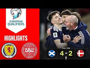 Scotland vs Denmark (4-2) Highlights | World Cup Qualifiers | Tierney & McLean | scotland denmark