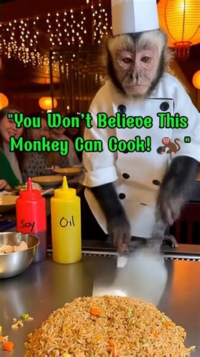 You Won’t Believe This Monkey Making Fried Rice