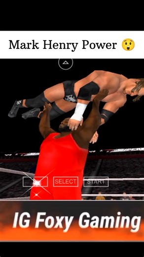 Mark Henry vs Triple H WWE SmackDown vs Raw 2011 PSP 🔥 #igfoxygaming #shortvideo #shorts #short