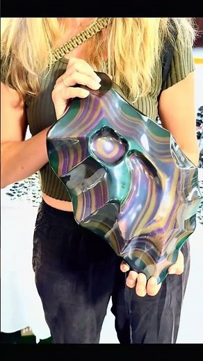 Rainbow Obsidian from Mexico — dark volcanic glass that reveals hidden bands of iridescent color