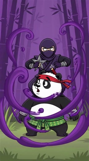 "Panda Hero vs Ninja... The Truth! 😱🐼" #superherobattle #aishorts #superhero #youtubeshorts