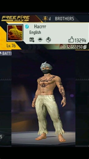 ristar uid #freefire #viralshort