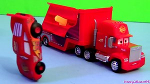 18K views · 308 reactions | Cars 2 Stunt Racers Mack Truck Hauler with Lightning McQueen Transforming Transporter Disney Pixar | Funtoyzcollector | Facebook