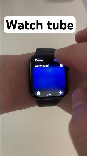 How to watch YouTube on Apple Watch ⌚️ #smartwatches #apple