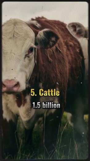 Top 10 most populous animals on earth 🌎