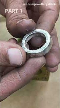 Making a Stunning Silver Princess Cut Diamond Ring 💍 | Part-1 #diamondring #silver #handmadejewelry