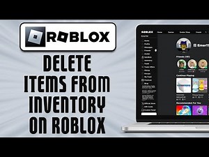 How To Delete Items From Inventory On Roblox (easy)