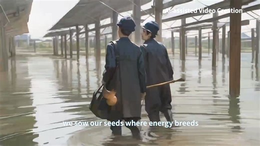 14 reactions | #HomeGuardian ✨Solar panels shimmer under the sun while wind turbines pirouette gracefully in the gentle breeze.️ Imagine the symphony an AI could craft to capture the essence of such a scene, where technology harmonizes with nature.  Click the video to experience the poetry of innovation in CTG's projects through the AI-assisted video! 朗 | CTG | Facebook