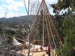 Tricks for Pitching a Large Tipi