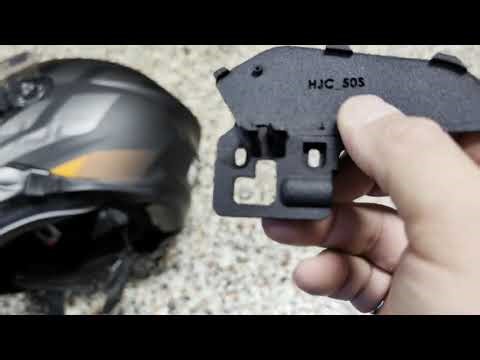 Installing an Sena SMH-10 intercom on HJC i71