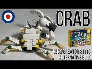 LEGO Creator 31115 Alternative build tutorial CRAB、レゴクリエイター31115をカニに組み替え