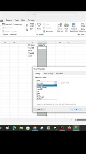 Ms Excel में Drop Down Menu कैसे बनाए | #excel #computereducation #windows #ltrknowledge