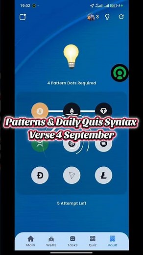 Patterns & Daily Quis Syntax Verse 4 September #patternssyntaxverse #quissyntaxverse #syntaxverse