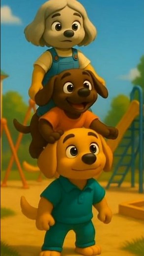 TEAMWORK WINS | Buddy & Friends| Unity | Cooperation | 3D Animation Story #dog