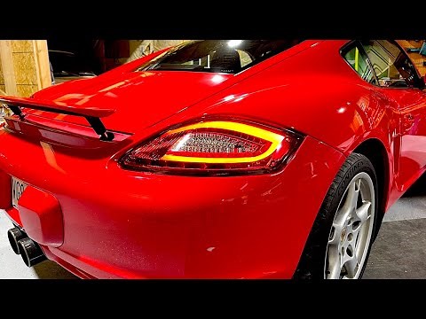 The BEST LED Tail Light Upgrade For Your Porsche Cayman Boxster