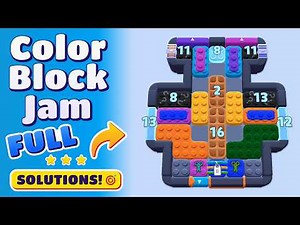 Color Block Jam Level 1354 Walkthrough (1355, 1356, 1357 & 1358) | Complete Solution & Pro Tips! 🚧