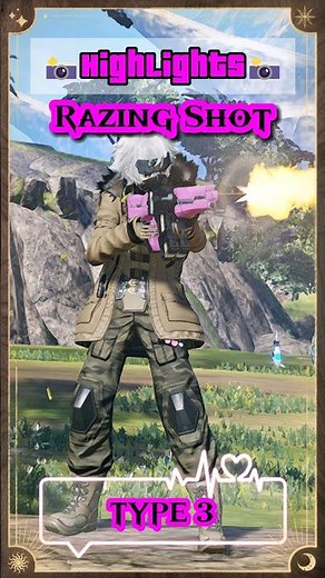 TYPE 3️⃣: RAZING SHOT #ranger #rifle #pso2 #ngs #pso2ngs #rappymail #テックアーツカスタマイズ