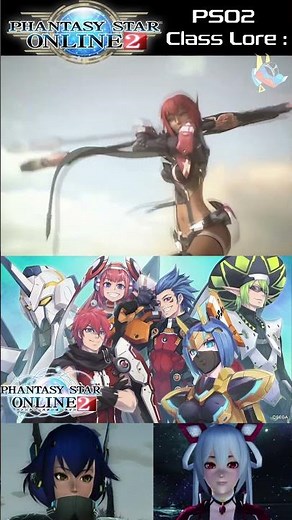 NGS vs PSO2 Classes Lore [PSO2NGS] #phantasystaronline2newgenesis #shorts