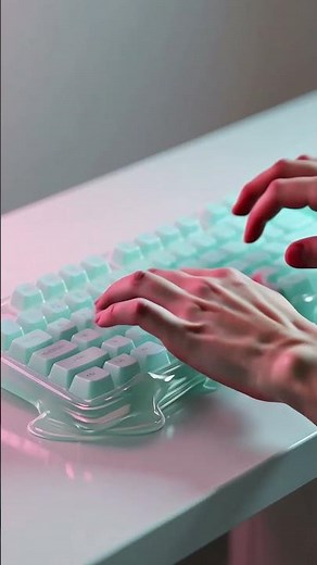 ASMR Typing on Kinds of Keyboards to Relax Your Mind #shorts