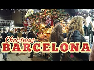 Barcelona, Spain |🇪🇸| Barcelona Christmas Market 4K