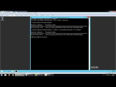 Getmac : Display the MAC address for network adapters on a system
