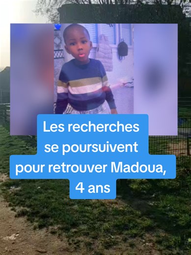 Le petit Madoua, 4 ans, a disparu ce mercredi 25 février. L'enfant, autiste, a échappé à la vigilance de sa maman alors qu'il jouait dans un parc. Les recherches se poursuivent activement pour le retrouver. #enfant #disparition #police #marne