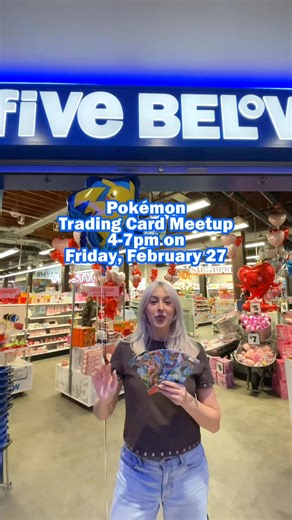 get to the Pokémon card meetup on 2/27, 4pm-7pm! build your collection for way less. | Five Below