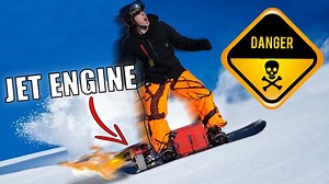 This Snowboard Is Powered by a Jet Engine