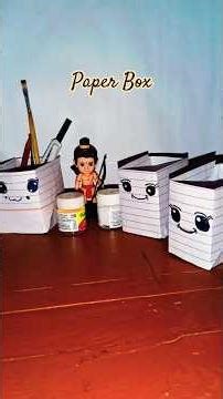 Homemade Paper Box Kaisa banaen|| #diy #viralvideo #shortvideo #craft #art #funny