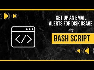 How to Set Up Email Alerts for Disk Usage using Bash Script | Step-by-Step Guide