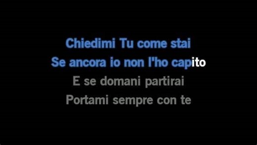Karaoke O forse sei tu - Elisa - CDG, MP4, KFN - Karaoke Version