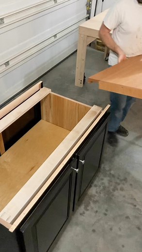 Jason Hess on Instagram: "Island with Pull Out Table"