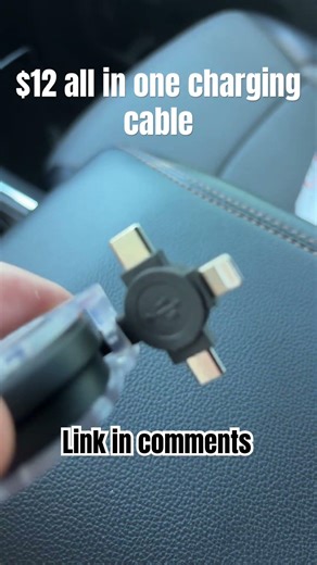 3 in 1 retractable charging cord #smartphone #tech